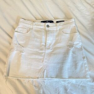 Hollister High Rise Denim Skirt